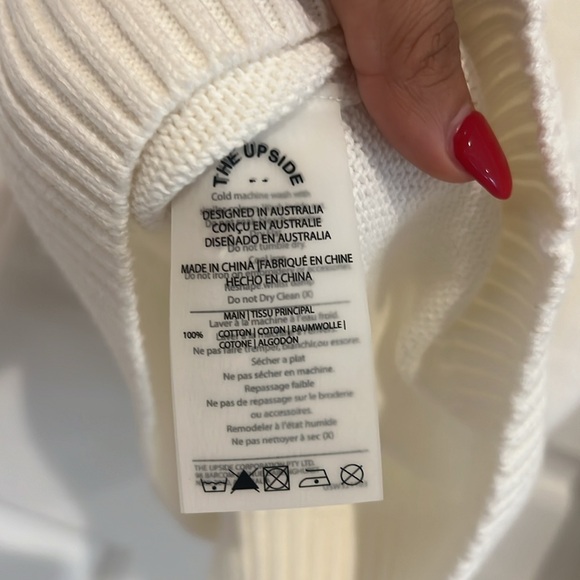 🤎THE UPSIDE Boo striped cotton top - Picture 9 of 13